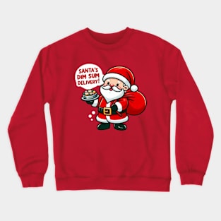 Christmas dim sum santa Crewneck Sweatshirt